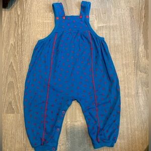 Vintage Blue Cotton Romper